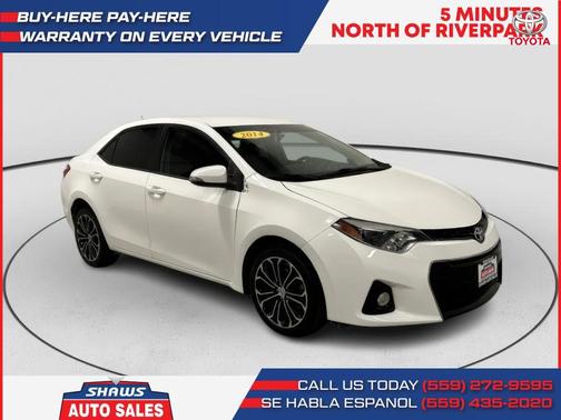 2014 Toyota Corolla S Plus