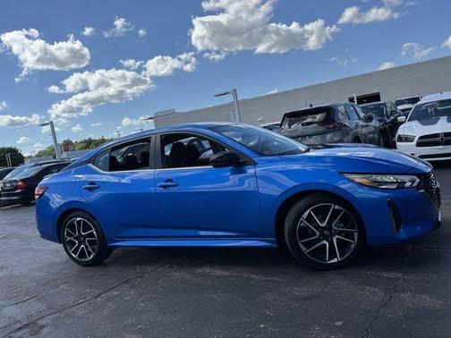 Electric Blue Metallic 2025 Nissan Sentra SR