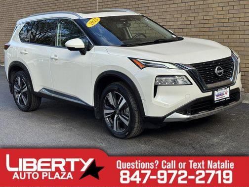White 2023 Nissan Rogue Platinum
