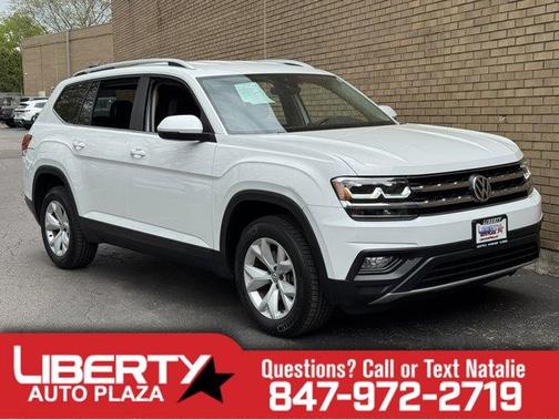 Pure White 2018 Volkswagen Atlas 3.6L SE w/Technology