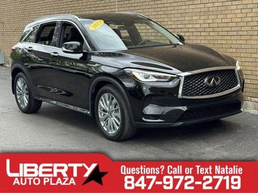 Black Obsidian 2023 INFINITI QX50 Luxe