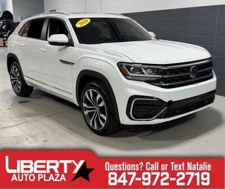 Pure White 2020 Volkswagen Atlas Cross Sport 3.6L V6 SEL R-Line