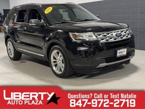 Agate Black Metallic 2019 Ford Explorer XLT