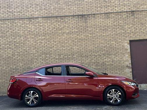 Scarlet Ember 2023 Nissan Sentra SV