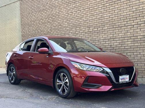 Scarlet Ember 2023 Nissan Sentra SV