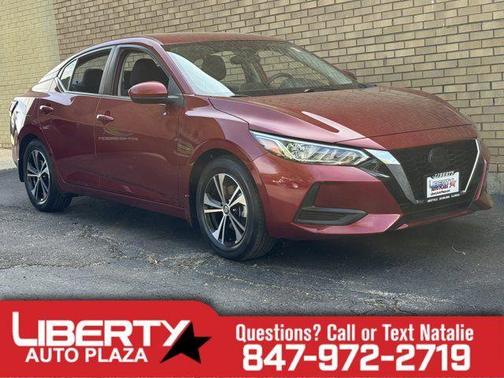 Scarlet Ember 2023 Nissan Sentra SV