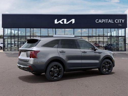 Steel Gray 2026 Kia Sorento Hybrid SX Prestige