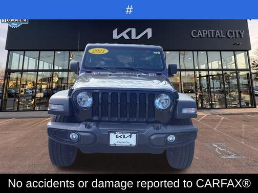 Granite Crystal Metallic Clearcoat 2021 Jeep Wrangler Unlimited Sport