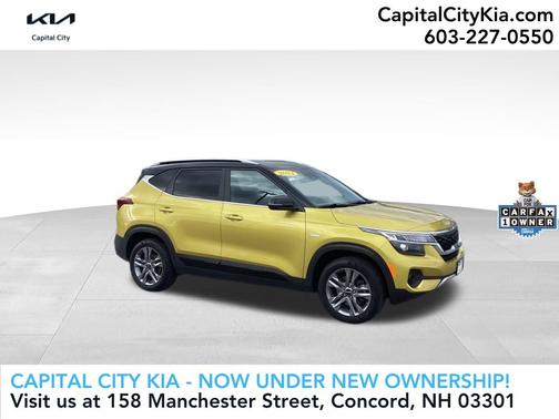 Yellow 2023 Kia Seltos S