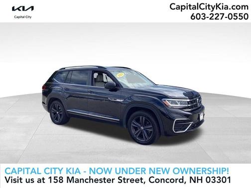 Deep Black 2021 Volkswagen Atlas 3.6L SE w/Technology