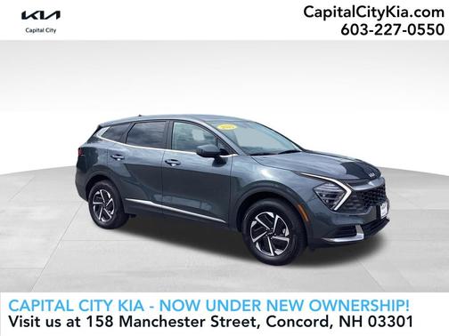 Gray 2025 Kia Sportage Hybrid LX
