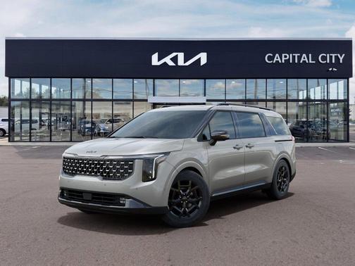 Ivory Silver 2026 Kia Carnival Hybrid SX Prestige