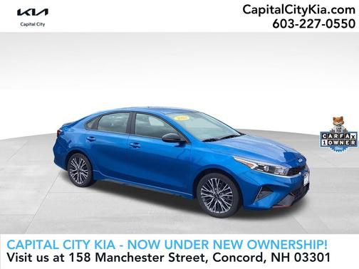 Blue 2023 Kia Forte GT-Line