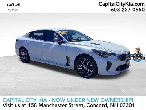 Snow White Pearl 2022 Kia Stinger GT-Line
