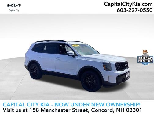 White Pearl 2024 Kia Telluride EX X-Line