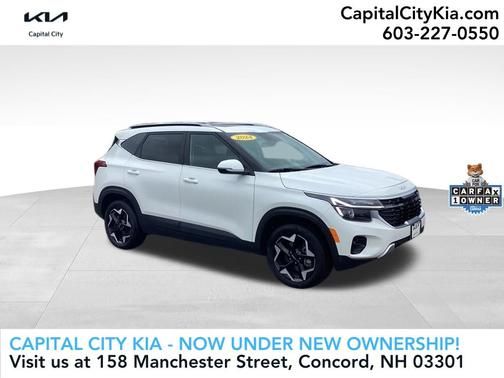 Snow White Pearl 2024 Kia Seltos EX