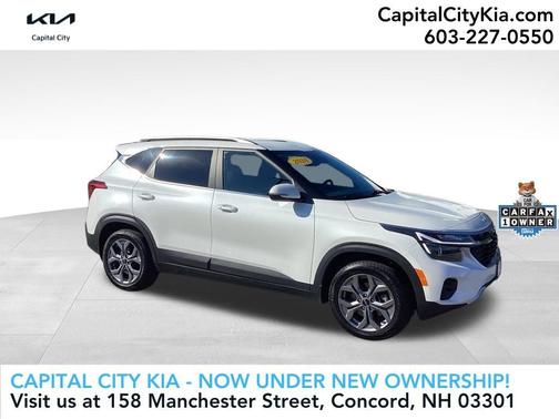Snow White Pearl 2024 Kia Seltos S