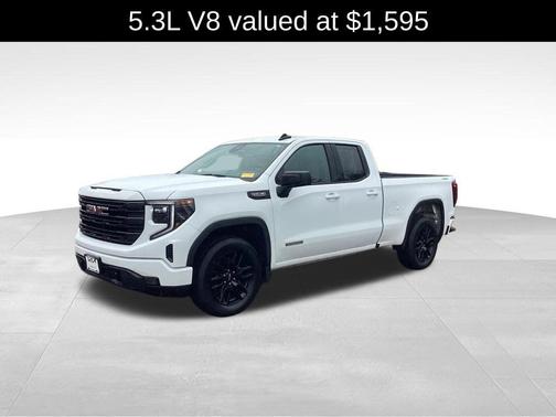Summit White 2023 GMC Sierra 1500 Elevation