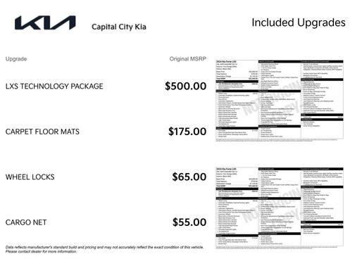 Fire Orange 2024 Kia Forte LXS