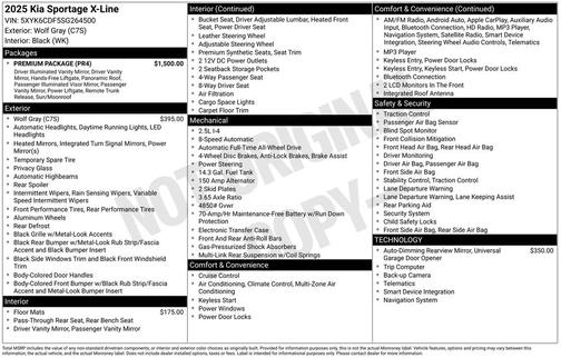2025 Kia Sportage X-Line