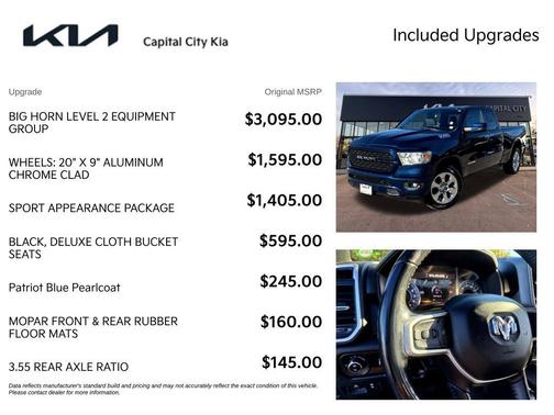 Patriot Blue Pearlcoat 2023 RAM 1500 Big Horn/Lone Star