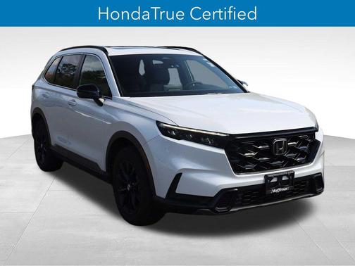 Platinum White Pearl 2024 Honda CR-V Hybrid Sport AWD