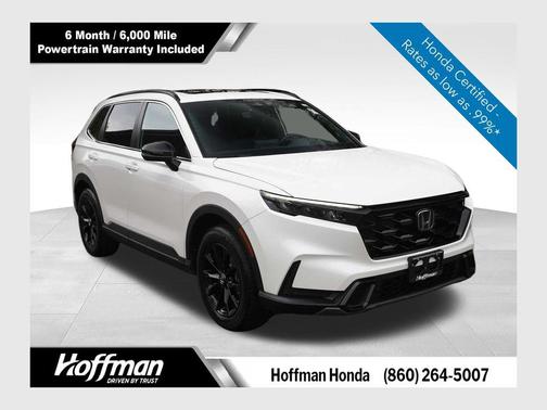 Platinum White Pearl 2024 Honda CR-V Hybrid Sport AWD