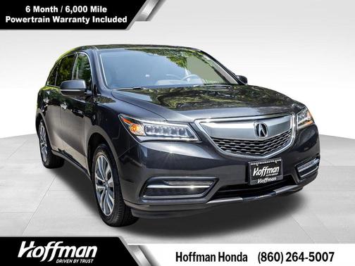 Graphite Luster Metallic 2016 Acura MDX 3.5L AcuraWatch Plus Package