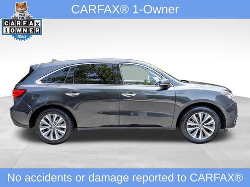 Graphite Luster Metallic 2016 Acura MDX 3.5L AcuraWatch Plus Package
