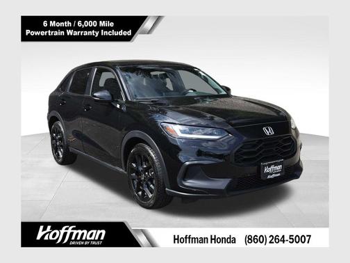 Crystal Black Pearl 2025 Honda HR-V AWD Sport