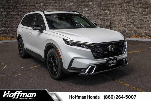 Platinum White Pearl 2026 Honda CR-V Hybrid Sport Touring AWD