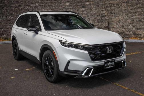 Platinum White Pearl 2026 Honda CR-V Hybrid Sport Touring AWD
