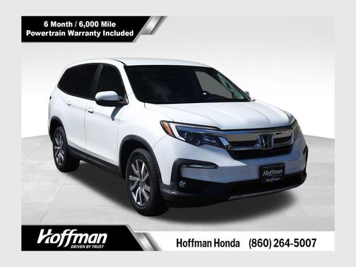 Platinum White Pearl 2021 Honda Pilot AWD EX