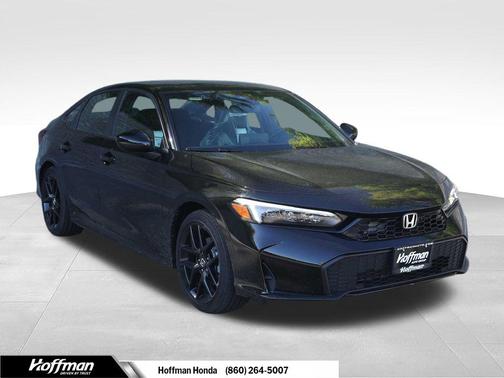Crystal Black Pearl 2026 Honda Civic Hybrid Sport
