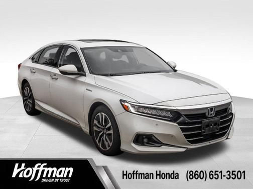 Platinum White Pearl 2022 Honda Accord Hybrid Touring