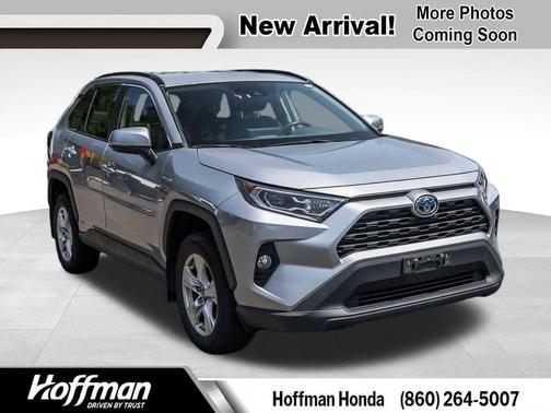 Silver Sky Metallic 2021 Toyota RAV4 Hybrid XLE