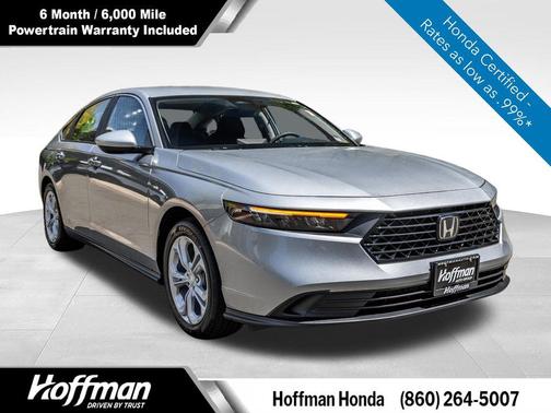 Solar Silver Metallic 2024 Honda Accord LX 1.5T
