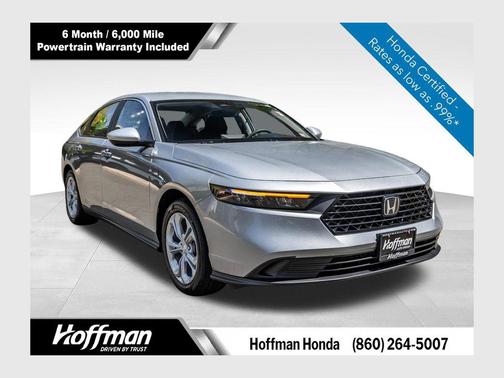 Solar Silver Metallic 2024 Honda Accord LX 1.5T
