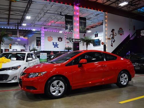Rallye Red 2013 Honda Civic 2dr Auto LX