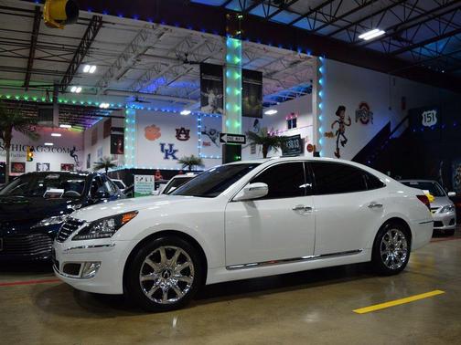 White Satin Pearl 2011 Hyundai Equus 4dr Sdn Signature