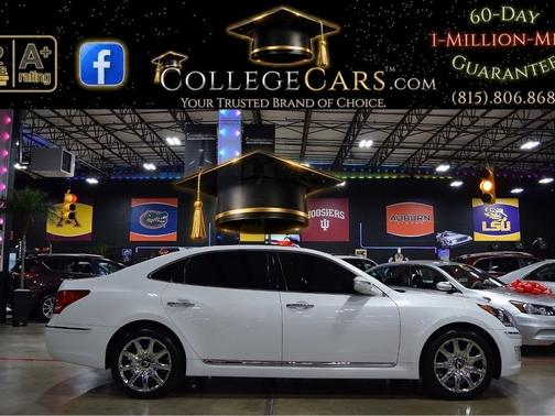 White Satin Pearl 2011 Hyundai Equus 4dr Sdn Signature