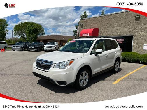 Satin White Pearl 2015 Subaru Forester 2.5i Premium