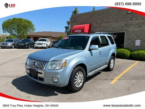 Blue 2008 Mercury Mariner Premier