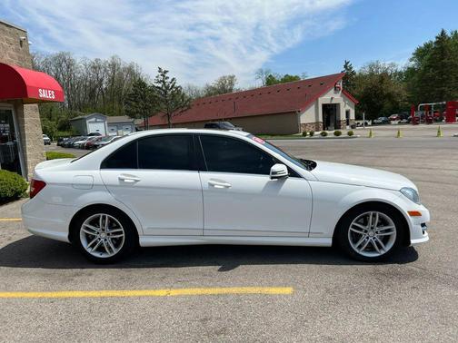 White 2013 Mercedes-Benz C-Class C 300 4MATIC Sport