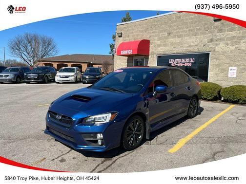 Blue 2015 Subaru WRX Limited