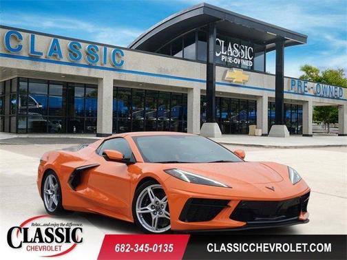 Orange 2022 Chevrolet Corvette Stingray w/2LT