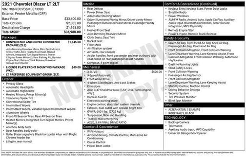 2021 Chevrolet Blazer 2LT