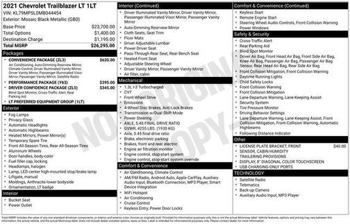 2021 Chevrolet Trailblazer LT