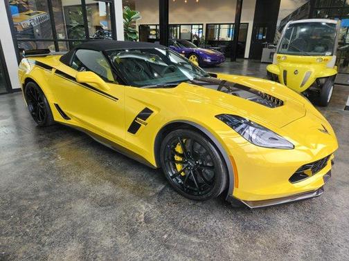 Corvette Racing Yellow Tintcoat 2017 Chevrolet Corvette Grand Sport
