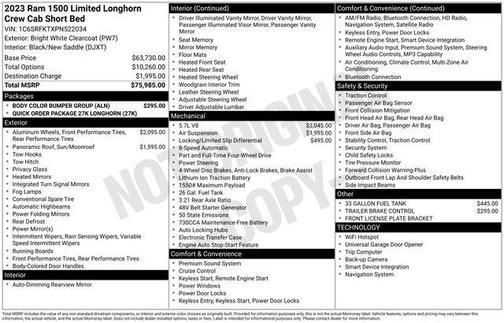2023 RAM 1500 Longhorn